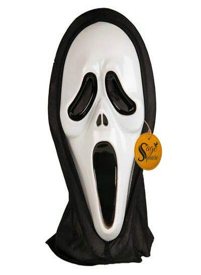 سايج سكوير قناع وجه Sage Square Ghost Comic Fawkes Mask Anonymous Edition قناع وجه مثالي لحفلات التنكر والهالوين (عبوة من قطعة واحدة) - Image 1